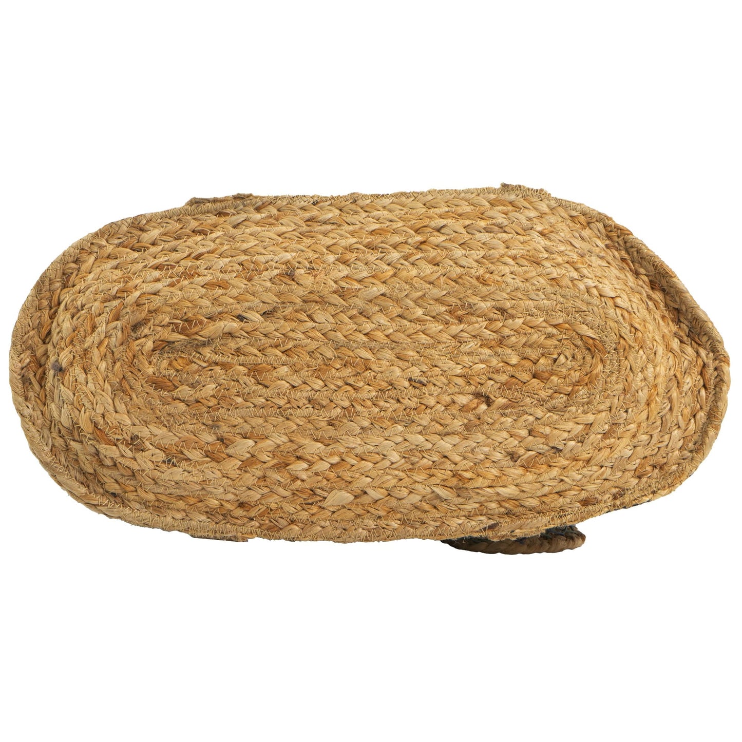 Magid Chevron Print Natural Straw Jute Tote