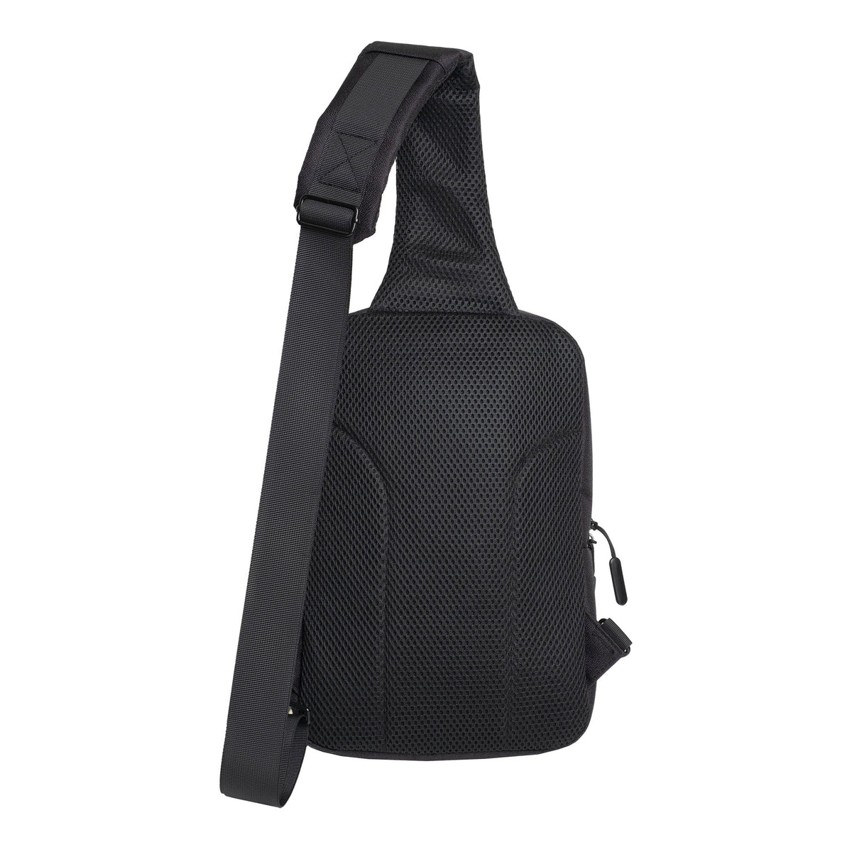 The Everest | 12-In Two-Tone Nylon Crossbody Sling Bag
