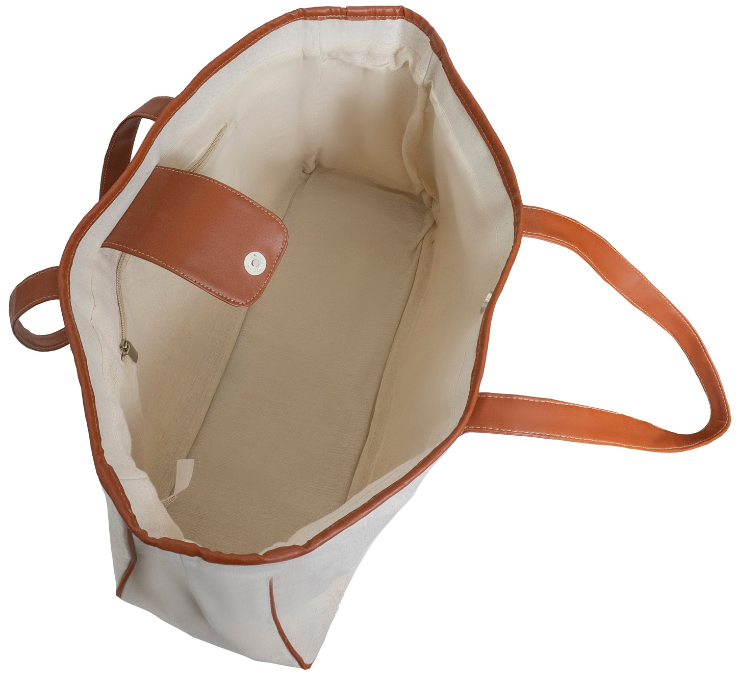 Magid Canvas Slogan Tote "ALOHA BEACHES"