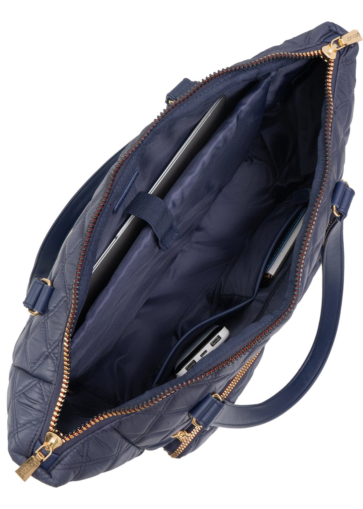 Joan & David The Bailey Diamond Quilted Tote
