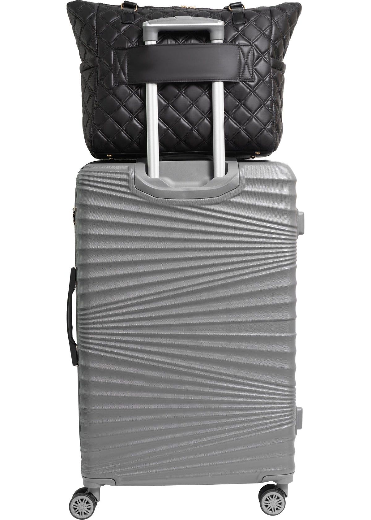 Joan & David The Bailey Diamond Quilted Tote