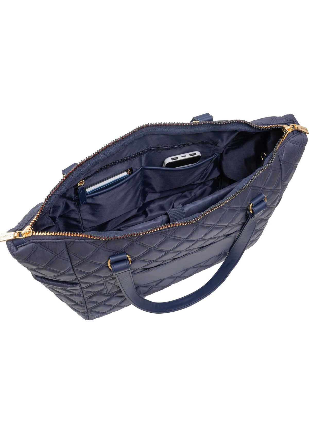 Joan & David The Bailey Diamond Quilted Tote