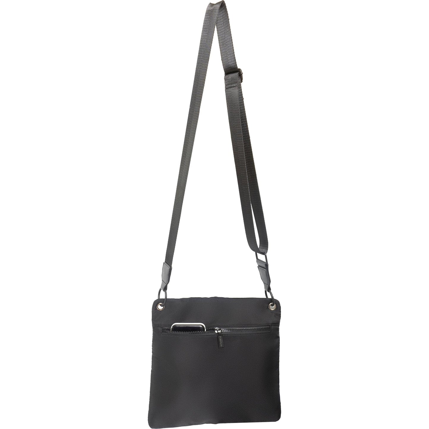 Joan & David The Kara 11 In. Twill Nylon Passport Crossbody Bag