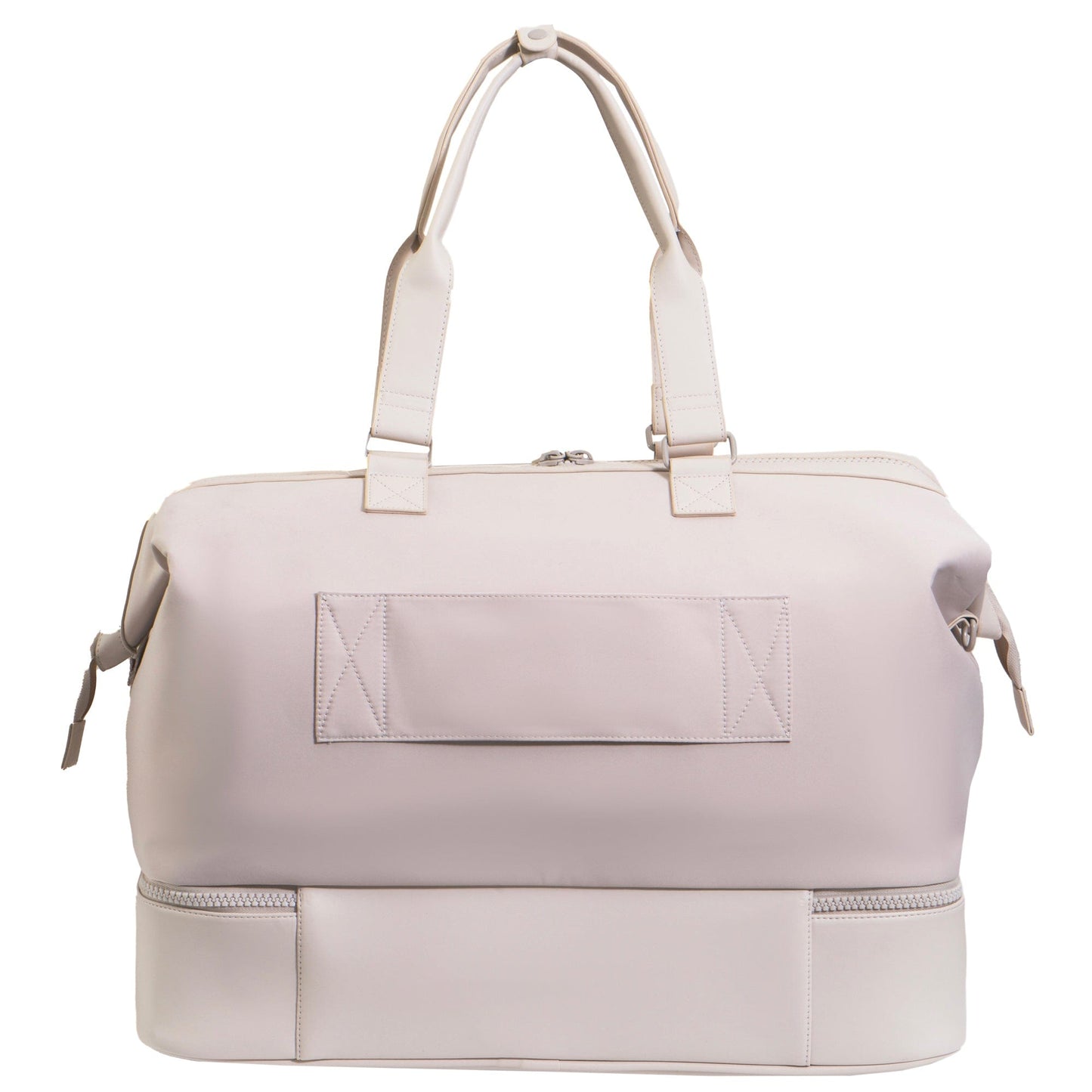 Max Studio Sport Nylon & Faux Leather Drop Bottom Duffel Bag