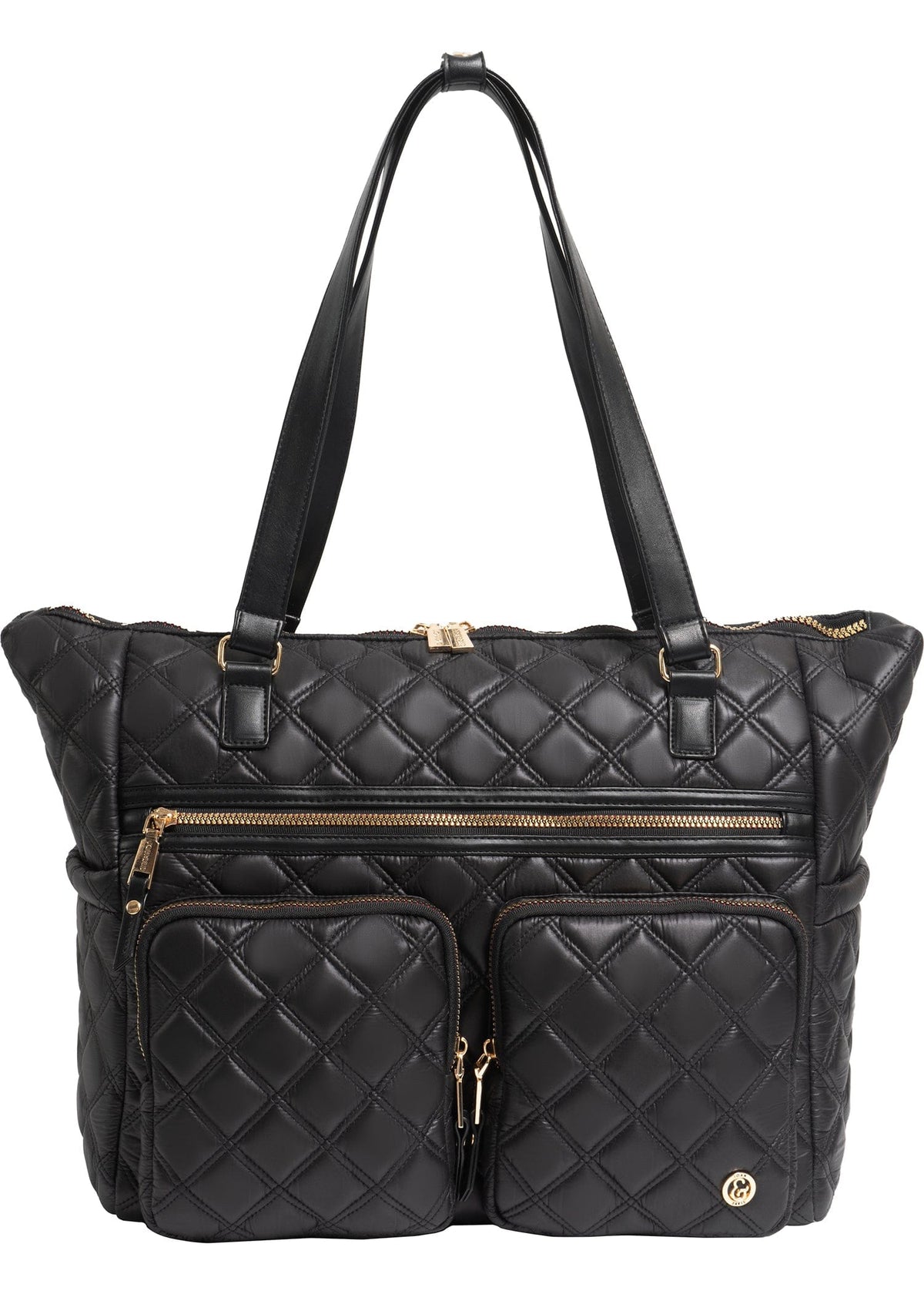 Joan & David The Bailey Diamond Quilted Tote