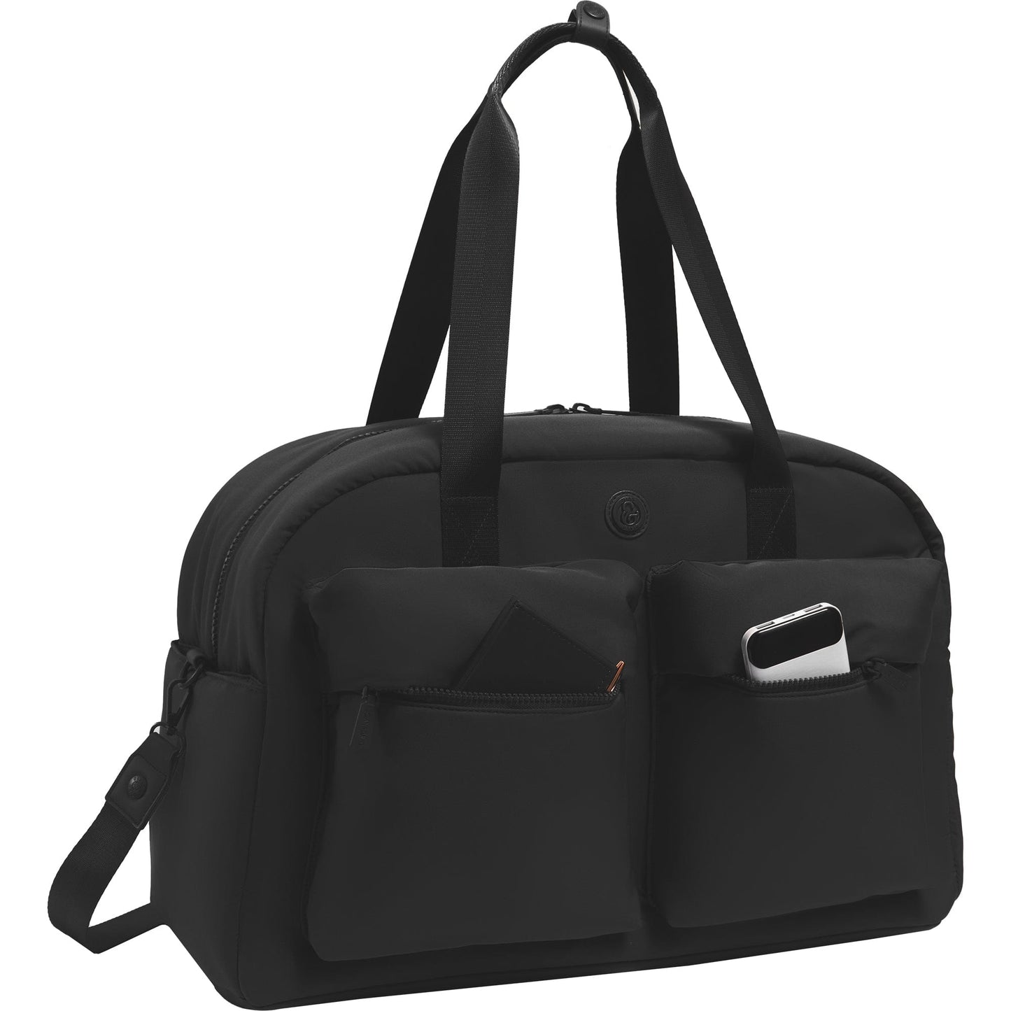 Joan & David 21 Inch High Density 2 Pocket Sport Nylon Duffel Bag