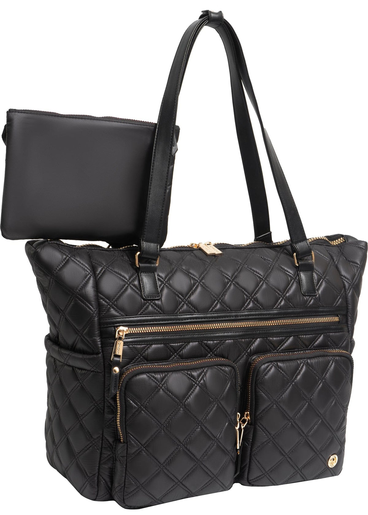 Joan & David The Bailey Diamond Quilted Tote