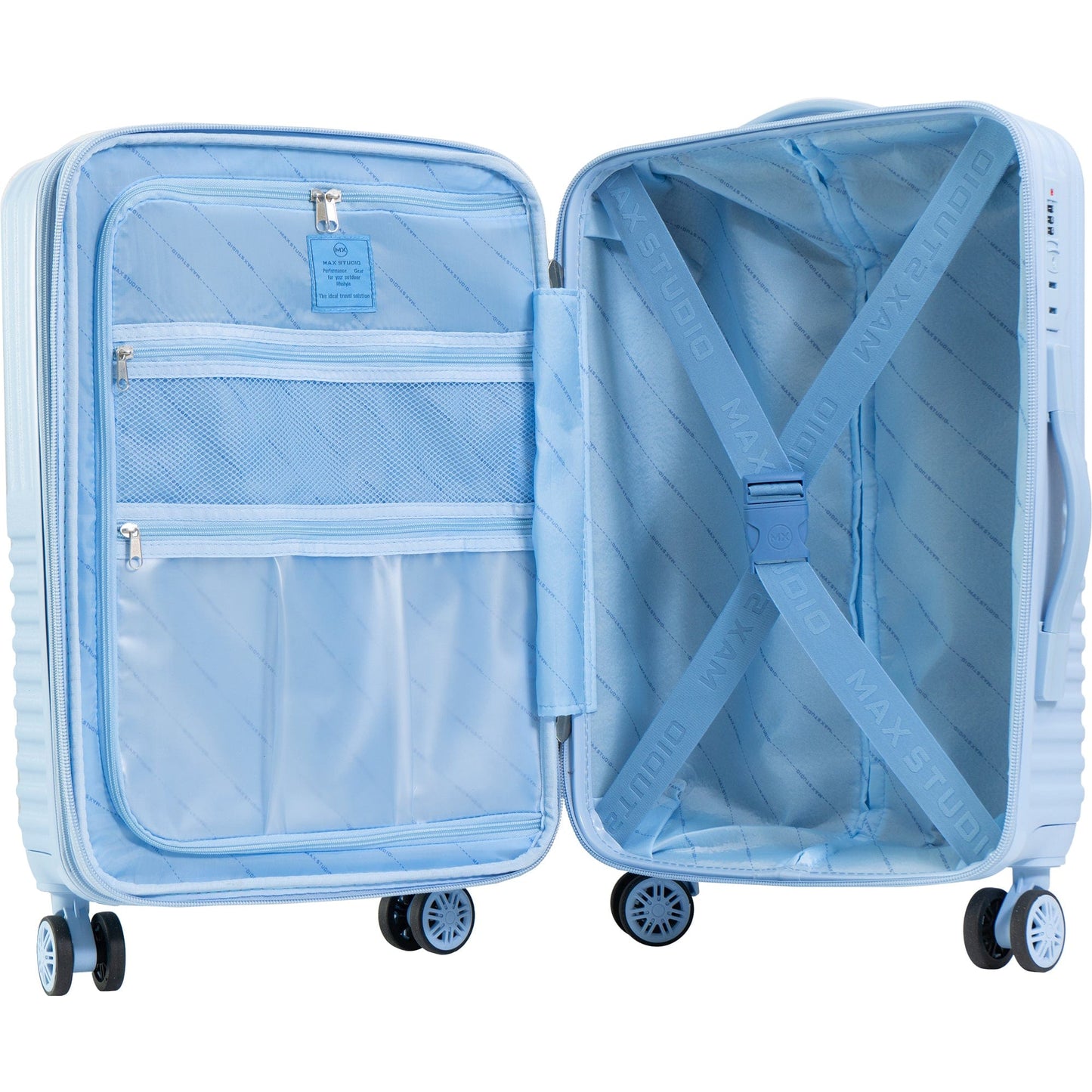 Max Studio The Odessa ABS 2-Piece Hard-Sided Luggage Set