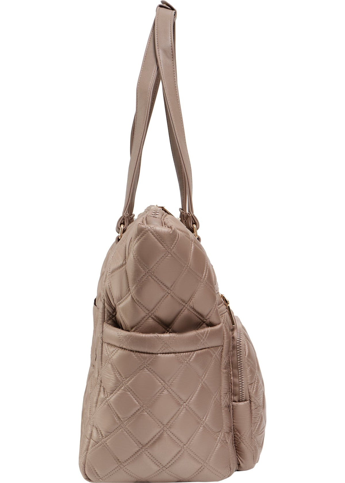 Joan & David The Bailey Diamond Quilted Tote