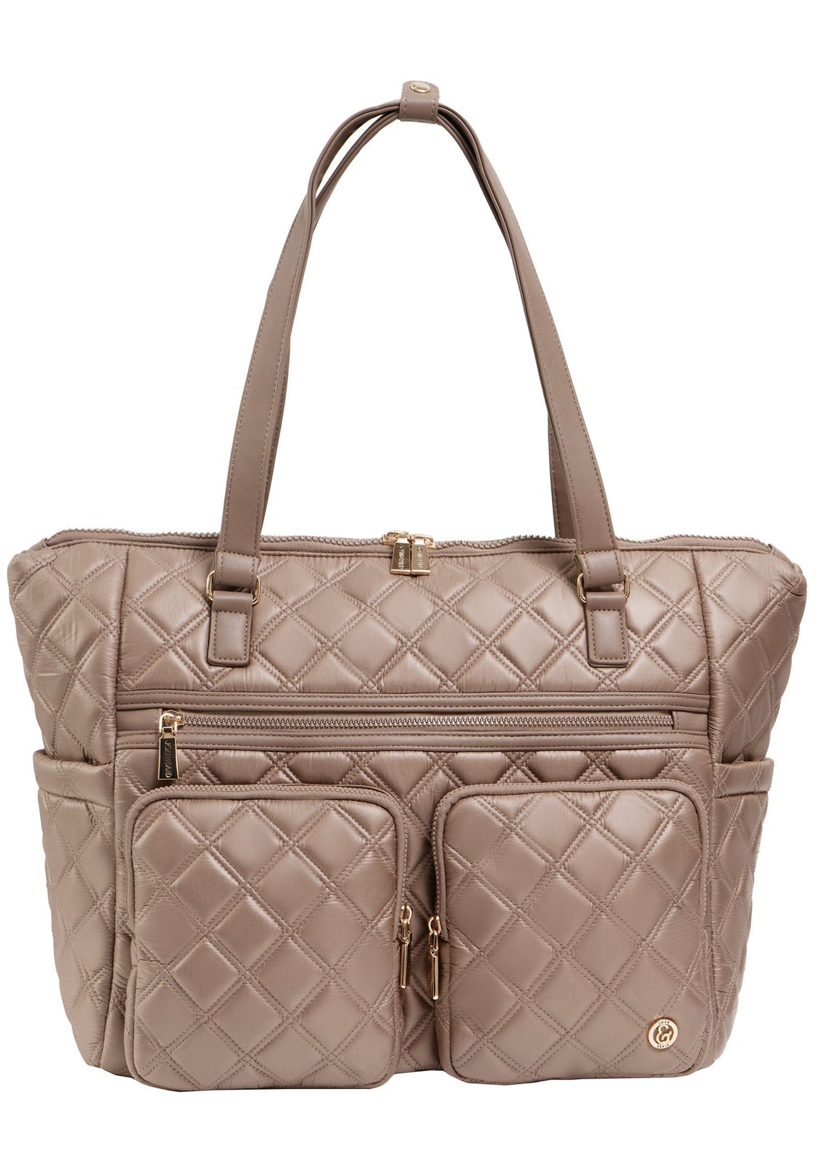 Joan & David The Bailey Diamond Quilted Tote