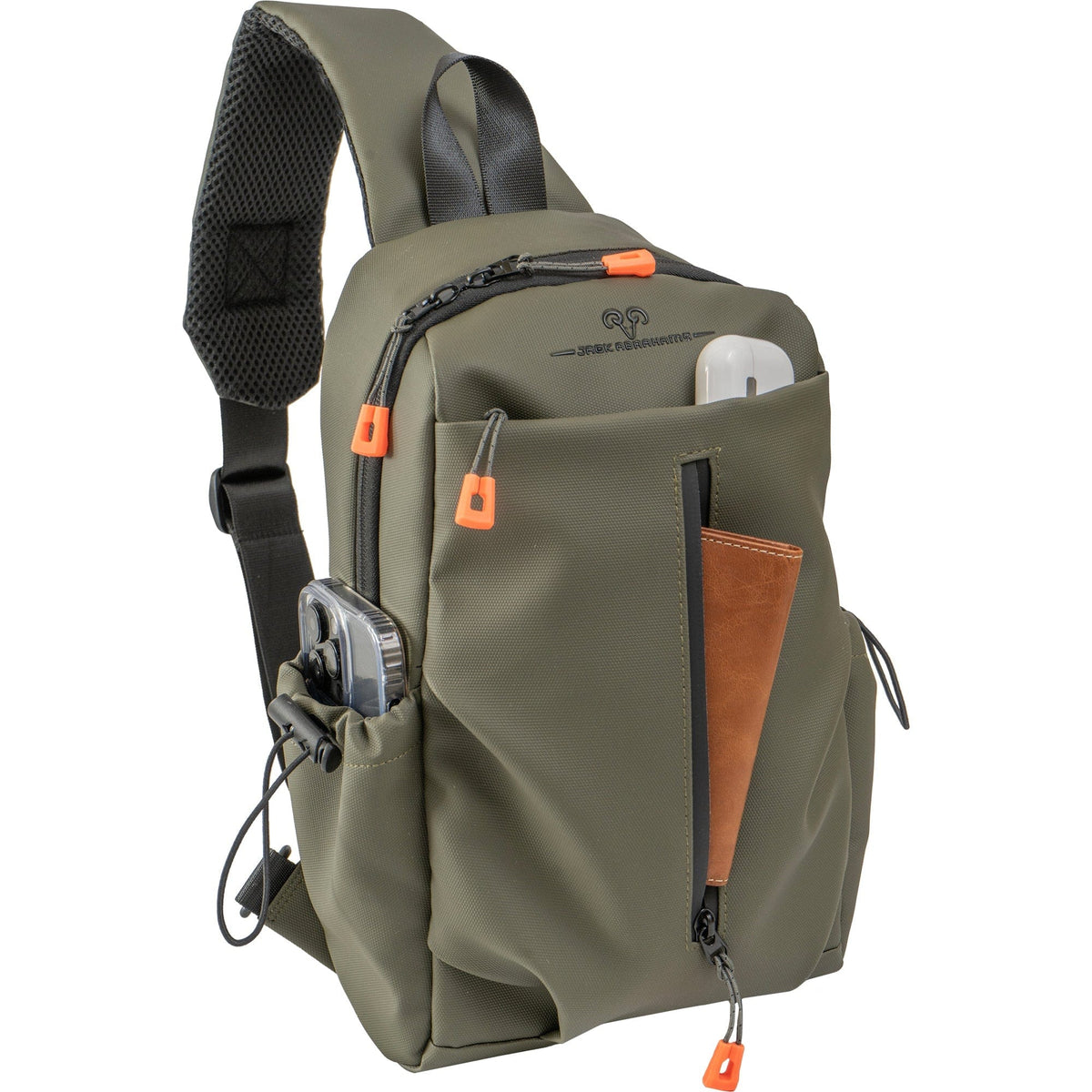 The Ashland | 16-In Textured Tarpaulin Crossbody Sling Bag