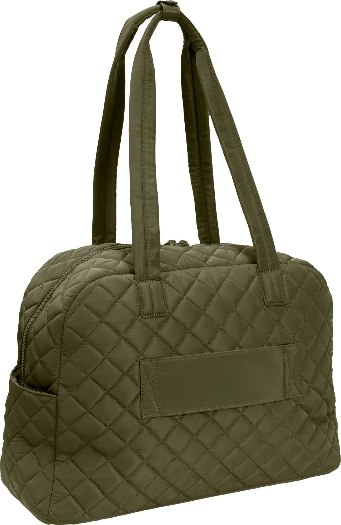 Ellen Tracy 20 Inch Diamond Nylon Quilted Duffel