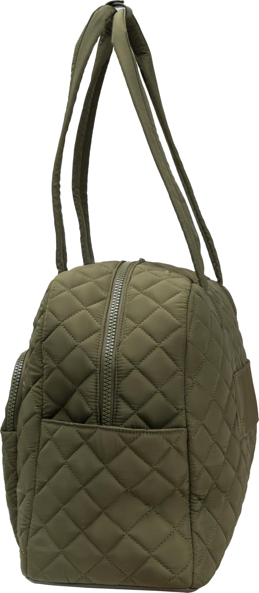 Ellen Tracy 20 Inch Diamond Nylon Quilted Duffel