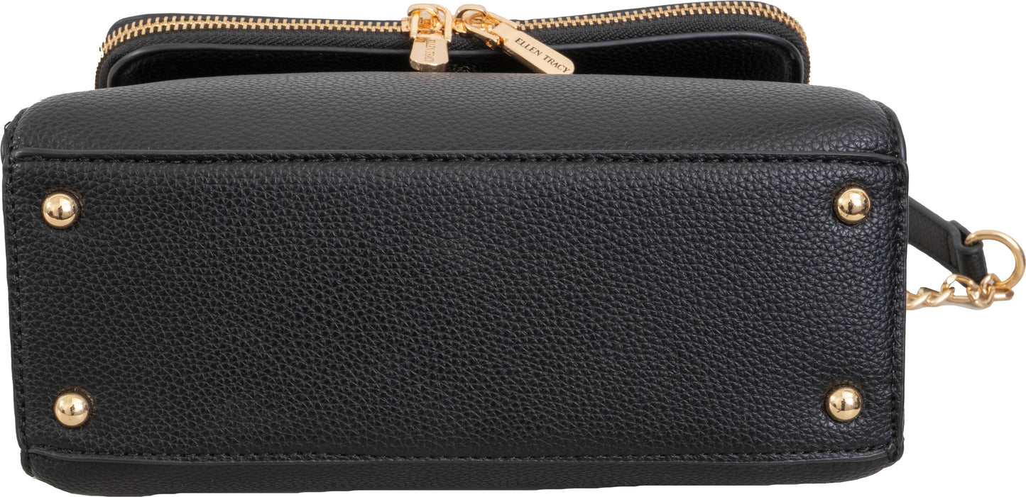 Ellen Tracy Pebble Grain Crossbody