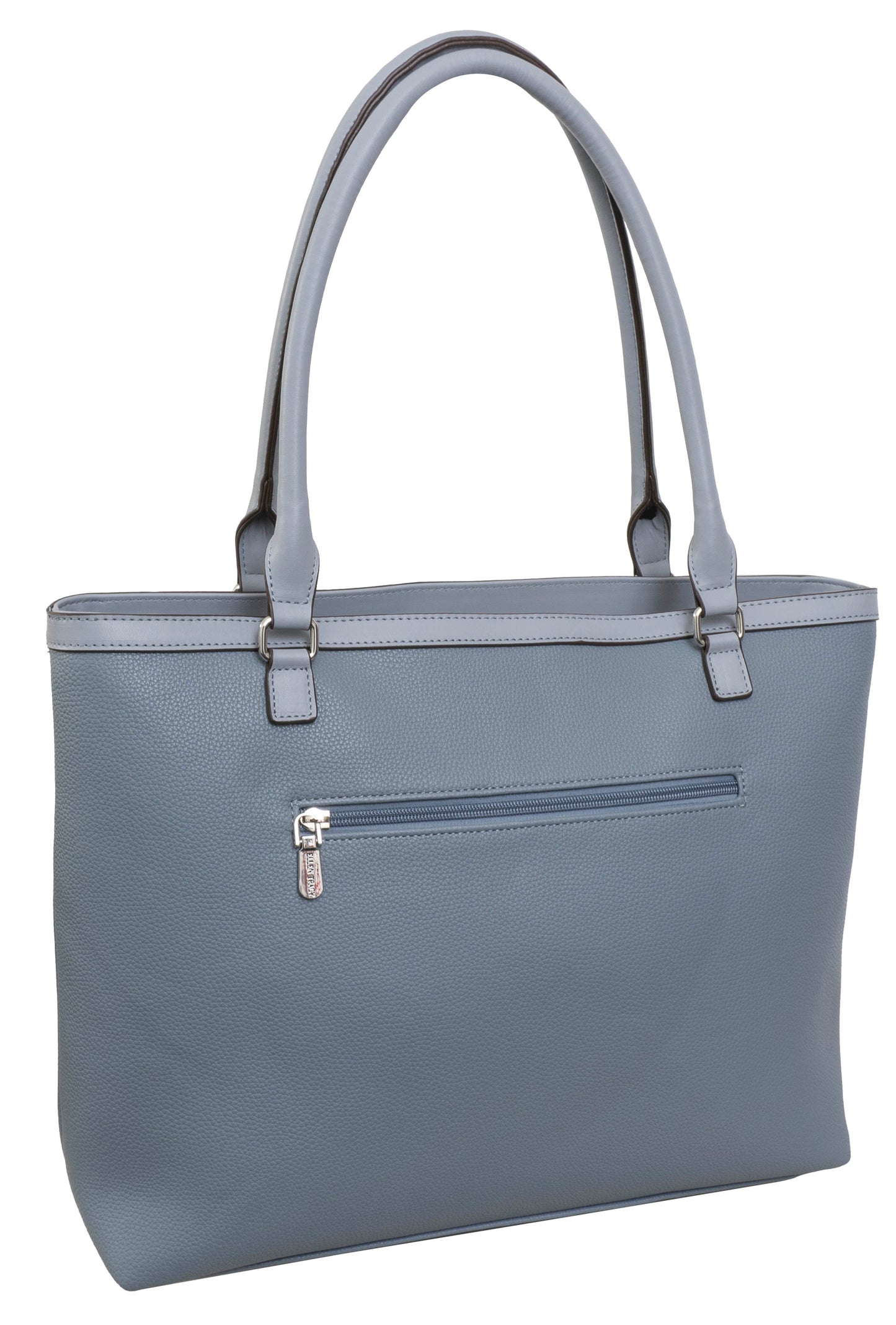 Ellen Tracy Pebble Grain Chain Tote Bag