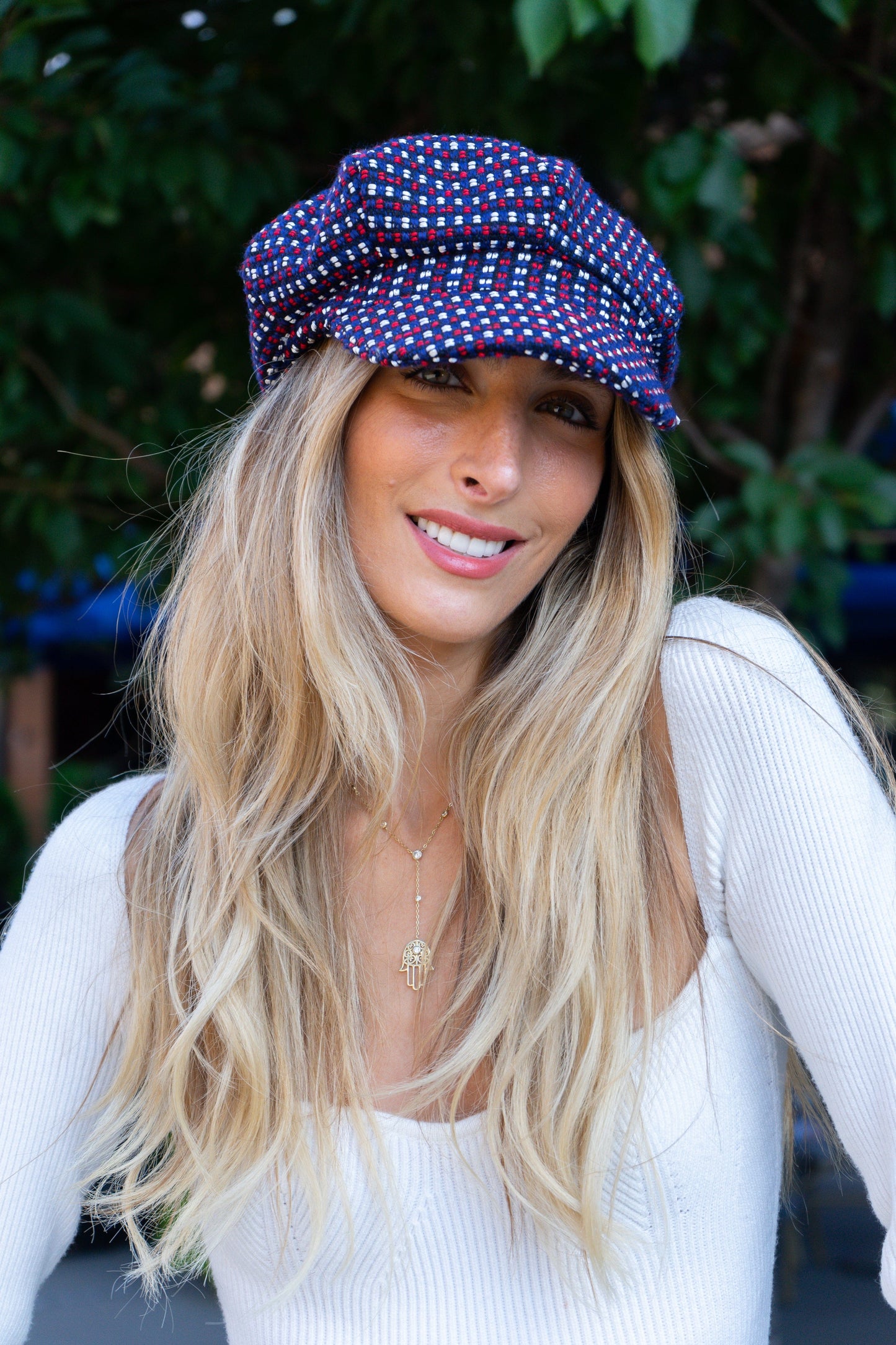 Magid Patterned Newsboy Cabby Hat