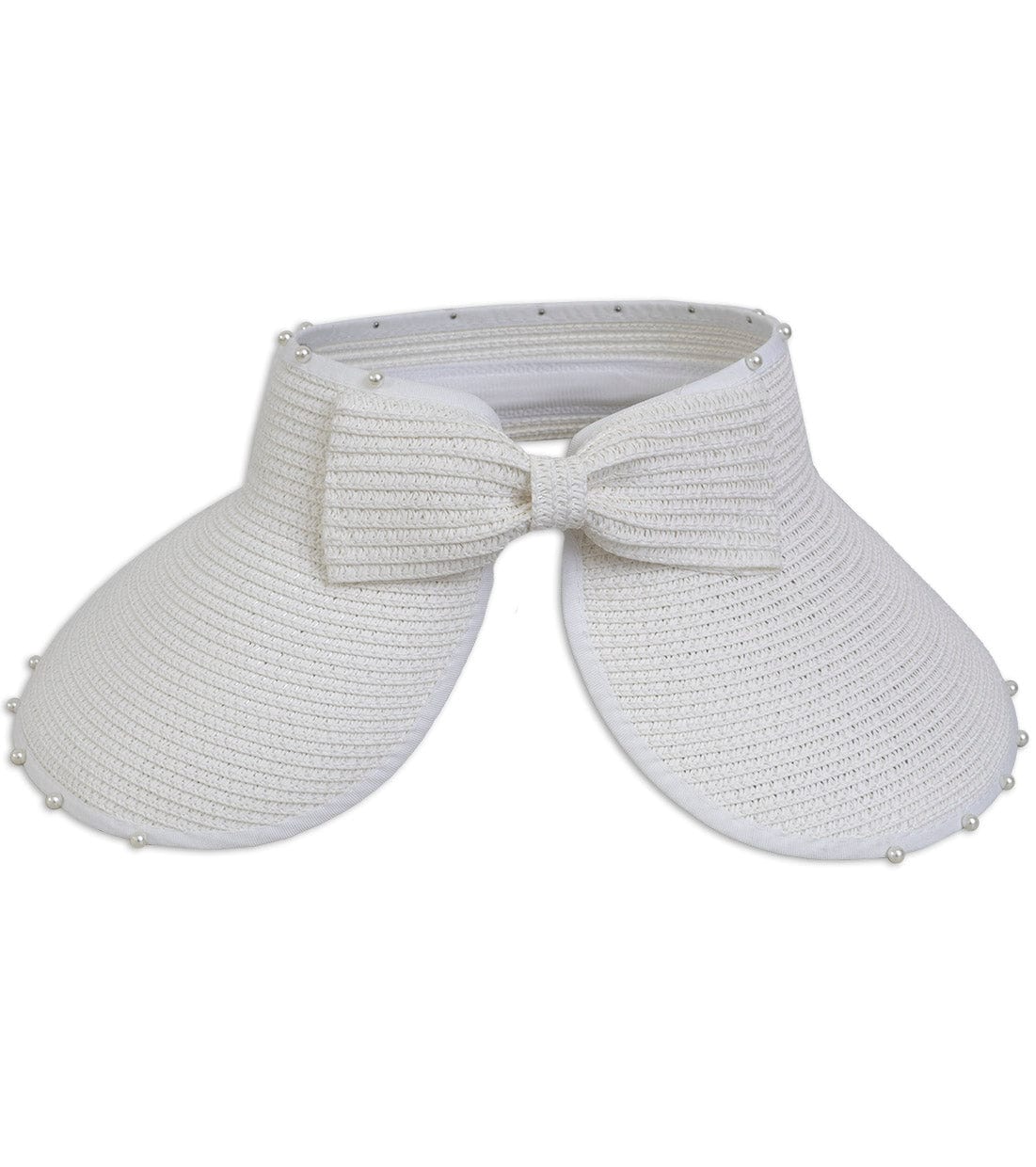 Magid Pearl Brim Roll Up Straw Visor