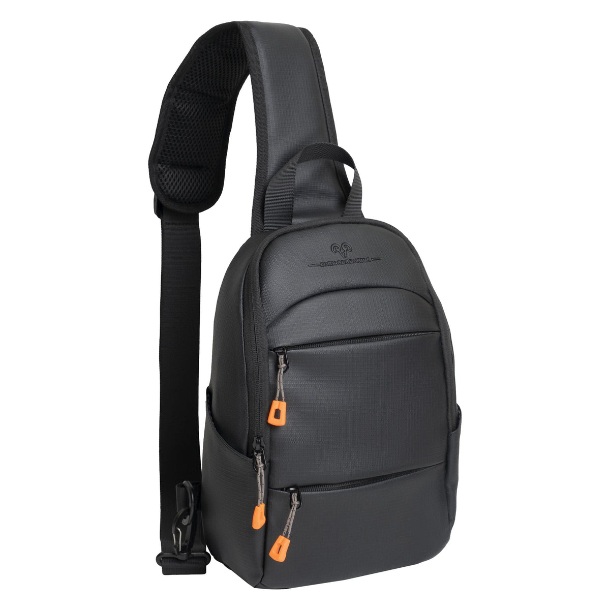 The Denver | 12-In Textured Tarpaulin Crossbody Sling Bag