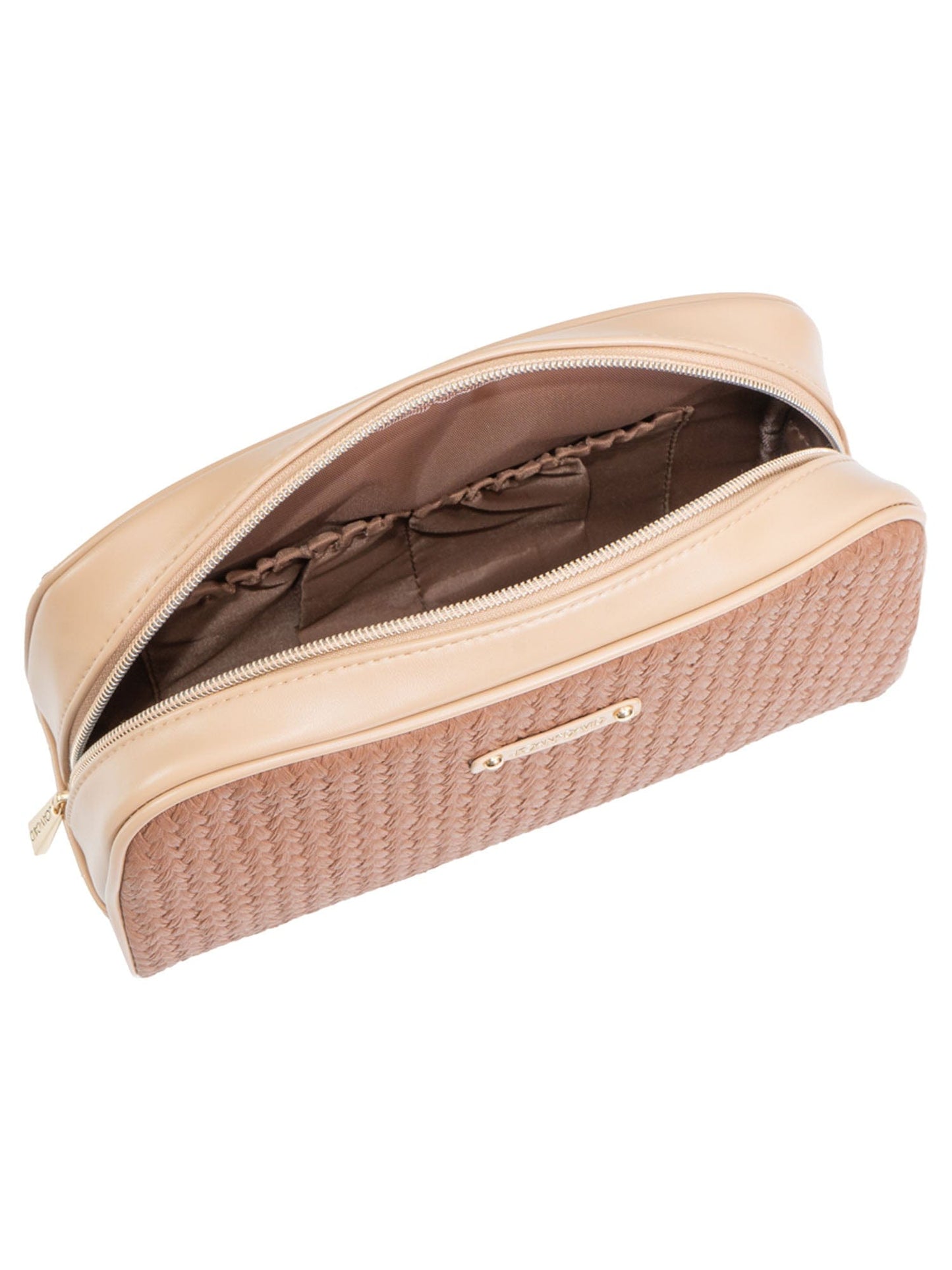 Joan and David The Woven PU Toiletry Case