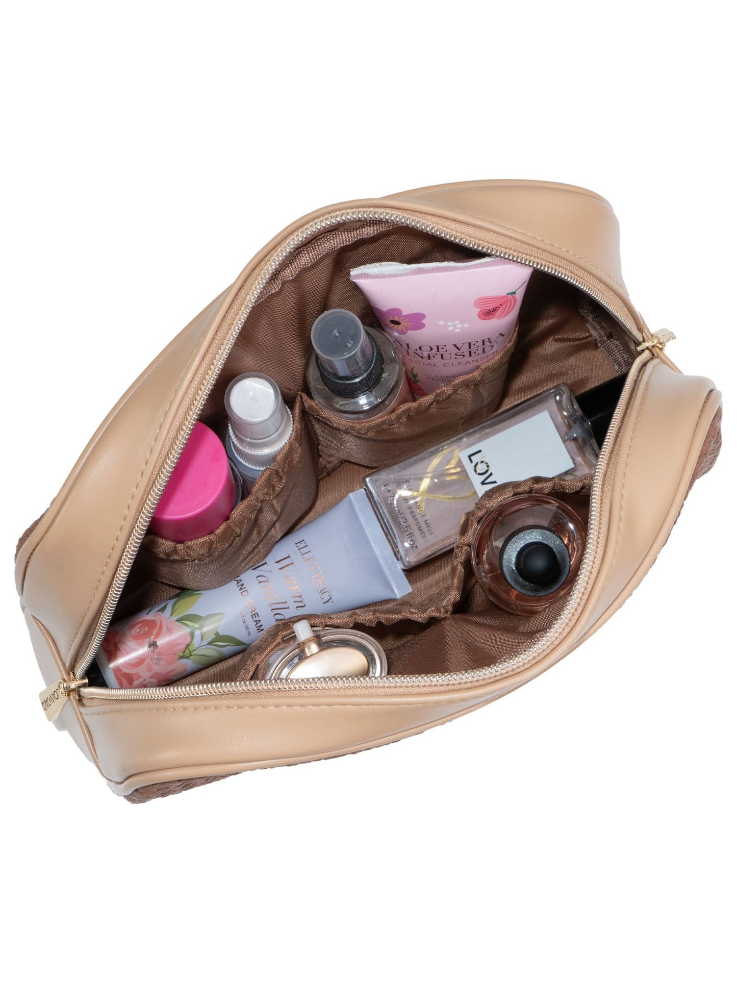 Joan and David The Woven PU Toiletry Case