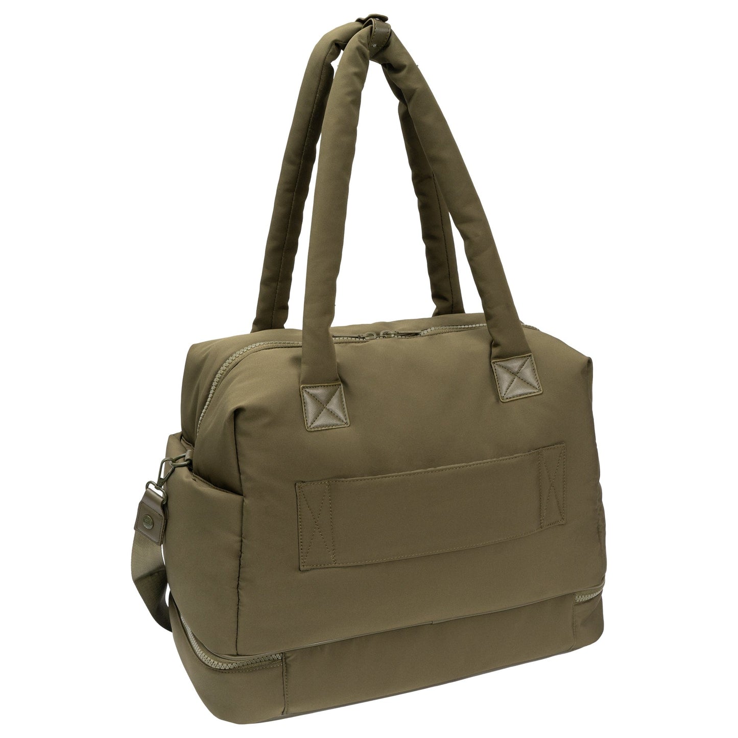 Joan & David 18 Inch High Density Sport Nylon Drop Bottom Duffel Bag