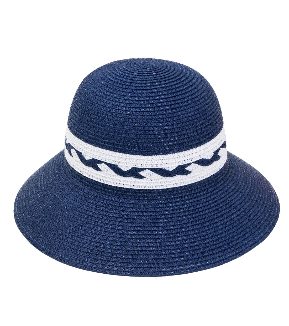 Max Studio Braided Straw Bucket Sun Hat