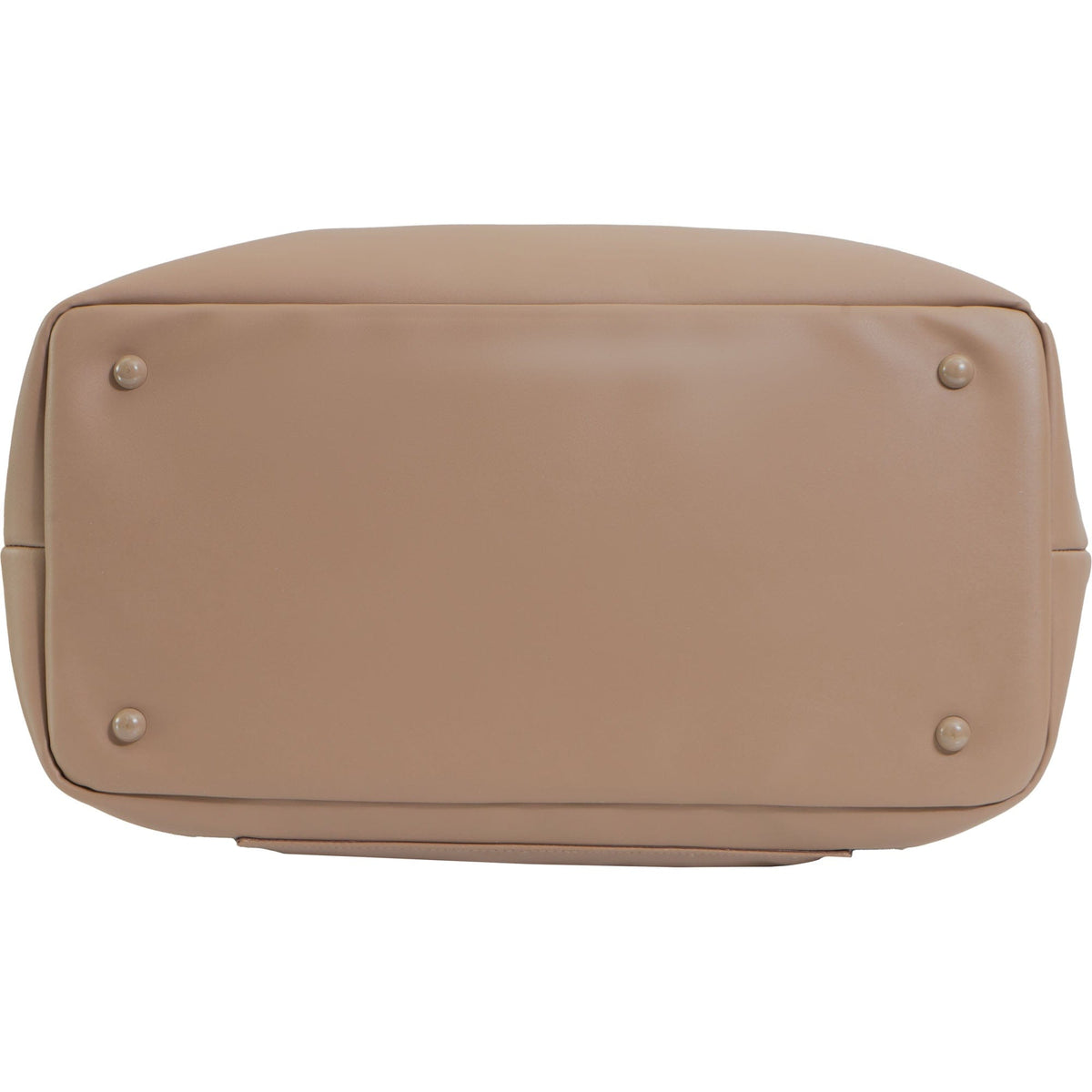 Max Studio 18 Inch Smooth Faux Vachetta PU Frame Weekender Duffle