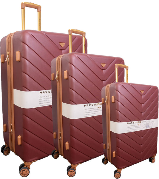 Max Studio ABS 3-Piece Luggage Set Ð Athens Collection