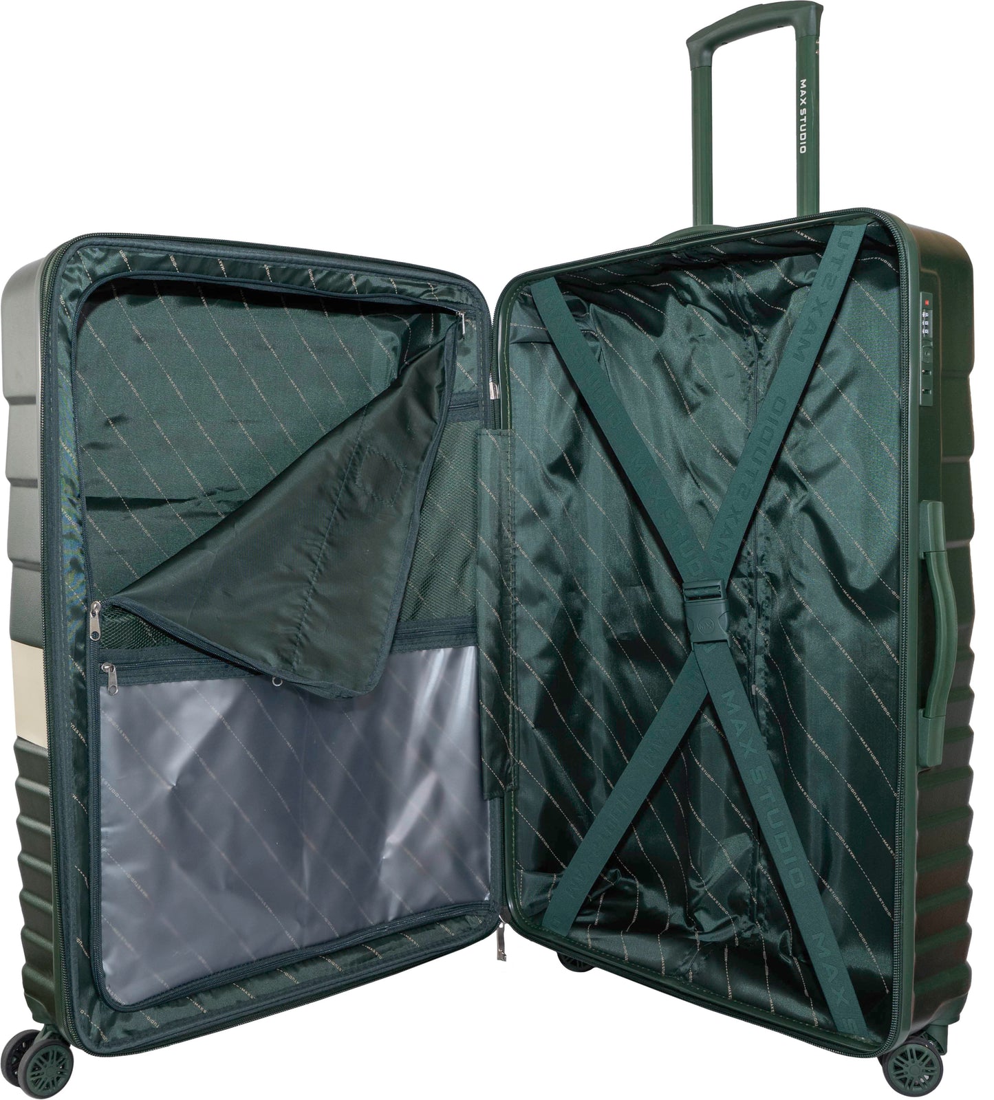 Max Studio ABS 3-Piece Luggage Set Dublin Collection