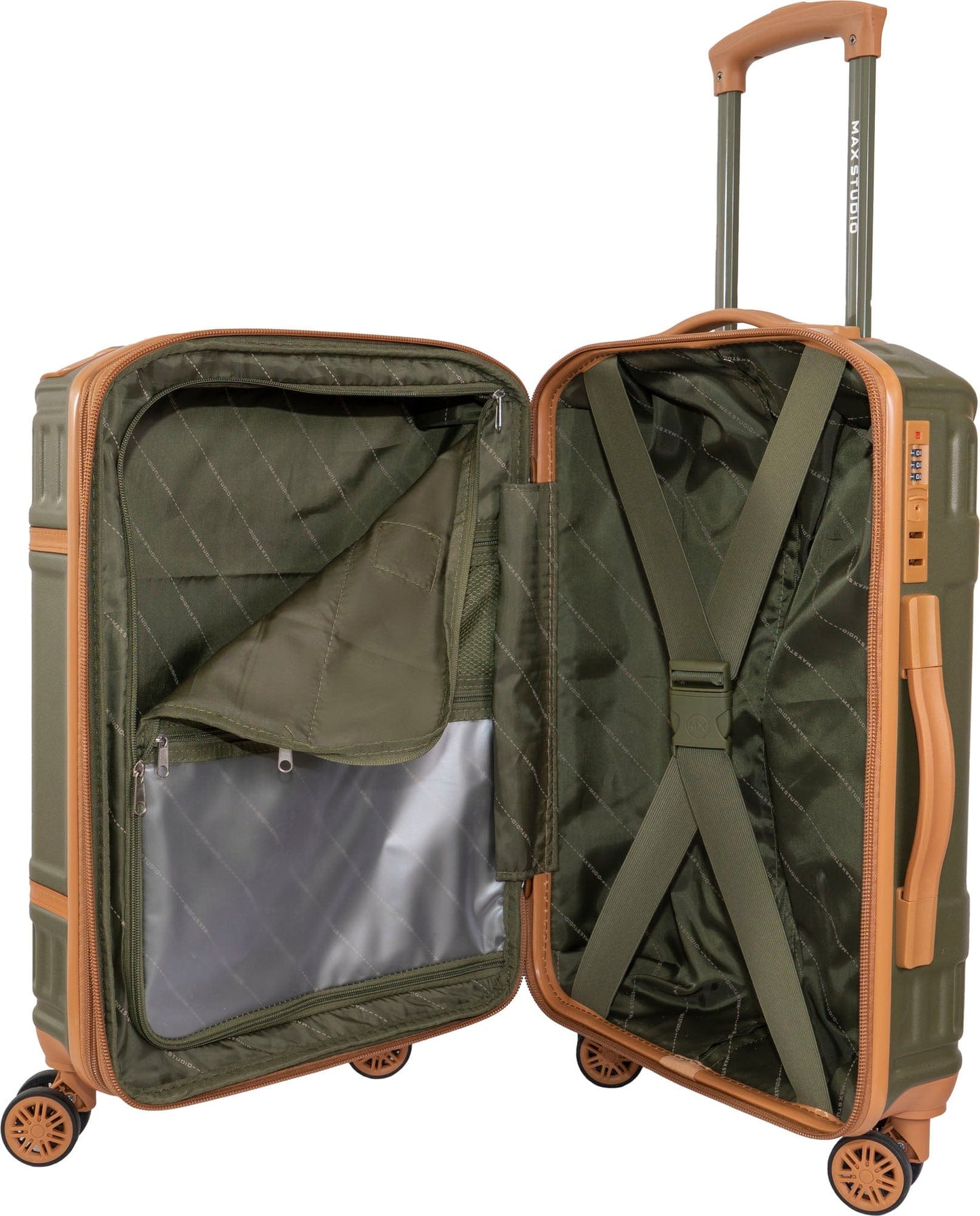 Max Studio ABS 3-Piece Luggage Set South Hampton Collection