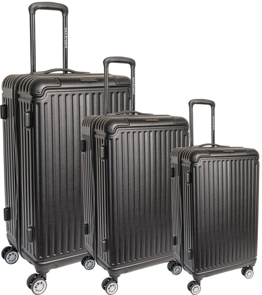 Max Studio ABS 3-Piece Luggage Set Santorini Collection