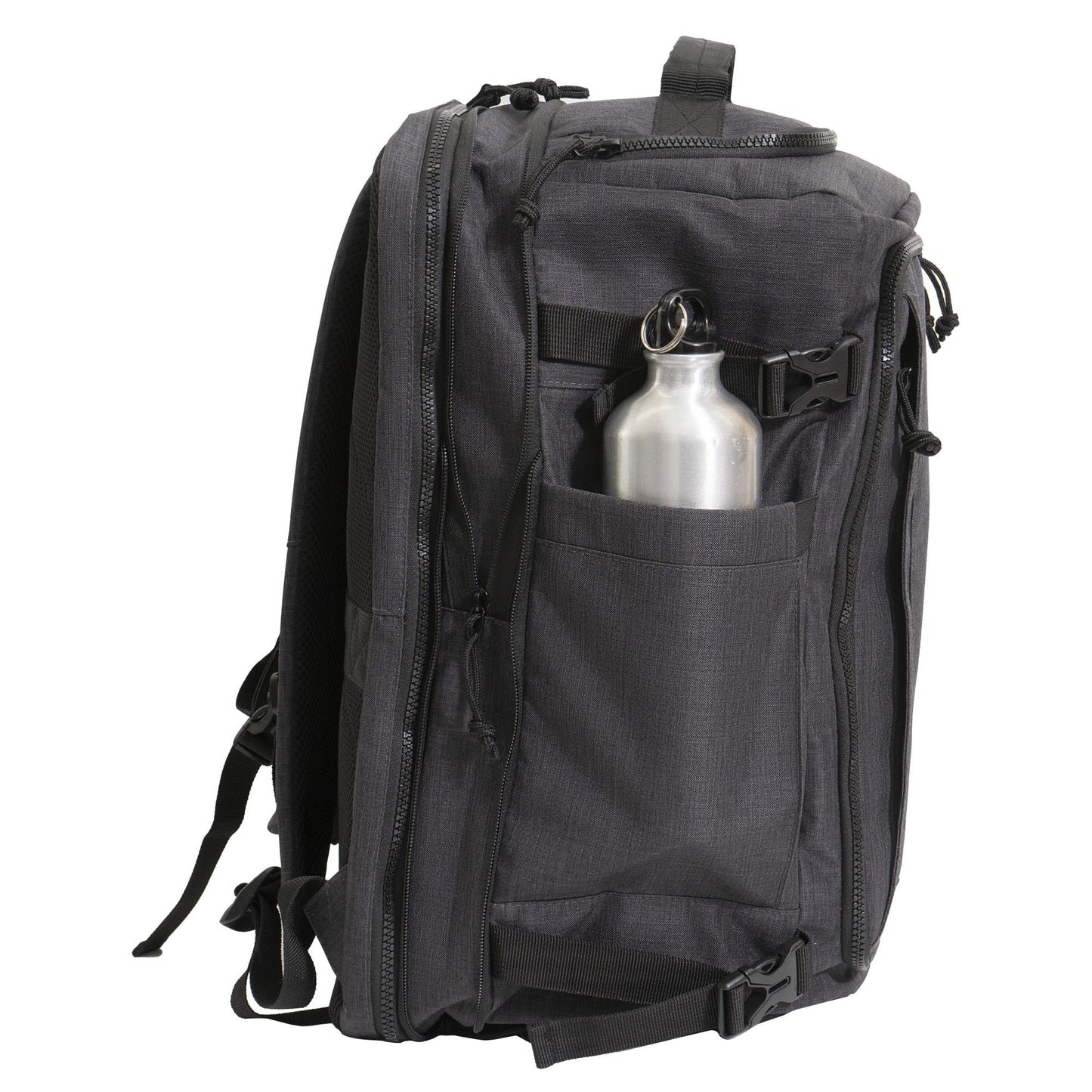 Jack Abrahams The Crosswind 18 Inch Nylon Expandable Weekender Backpack