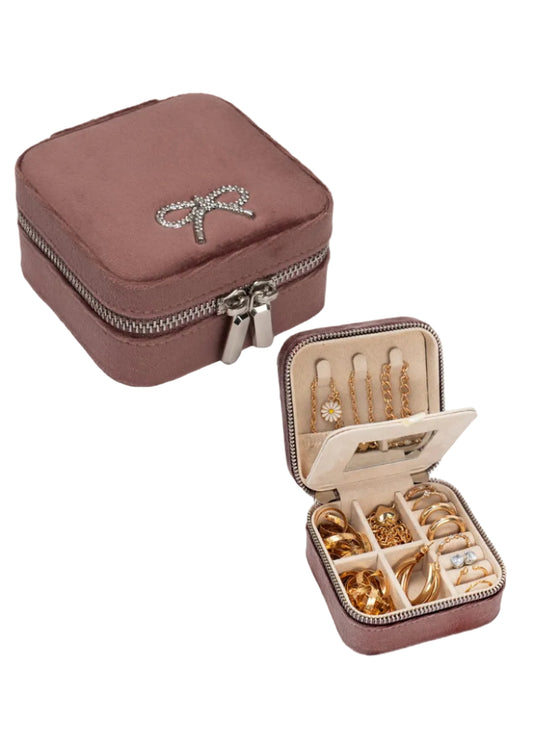 Joan & David Aveline Velvet Jewelry Box