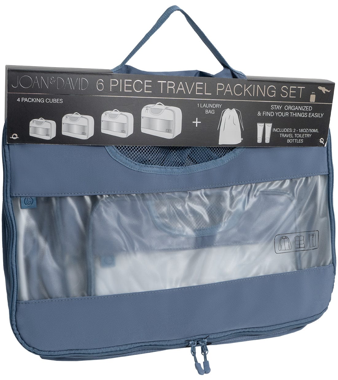Joan & David 6 Piece Travel Packing Cube Set