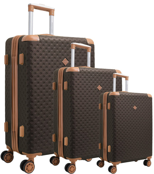 Max Studio ABS 3-Piece Luggage Set Ð Tuffed Collection