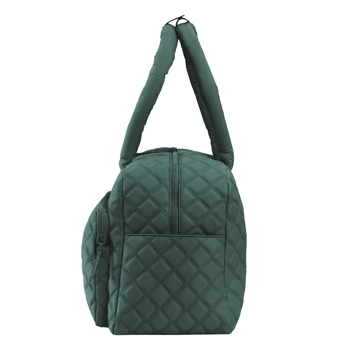 Joan & David Two Pocket Diamond Quilted 22 in. Duffel Bag