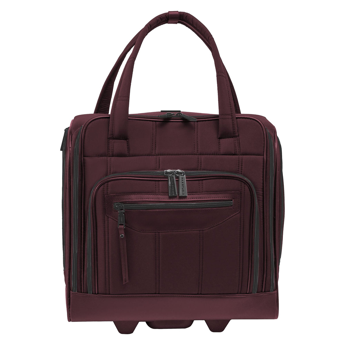Max Studio 16 Inch Tubular Quilted Nylon Rolling Underseater