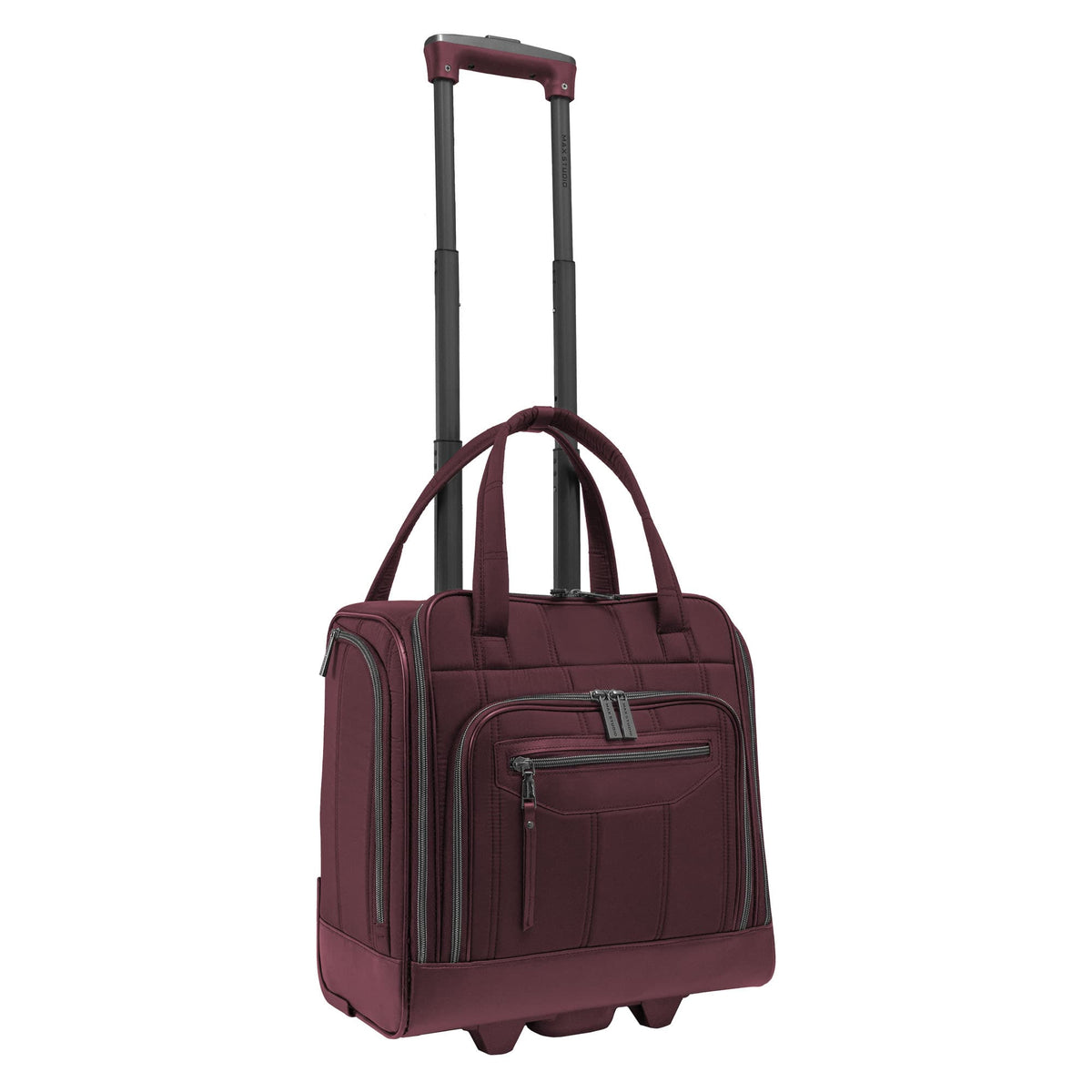 Max Studio 16 Inch Tubular Quilted Nylon Rolling Underseater