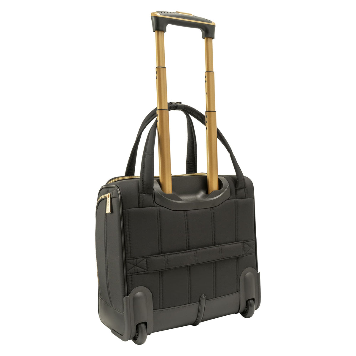 Max Studio 16 Inch Tubular Quilted Nylon Rolling Underseater