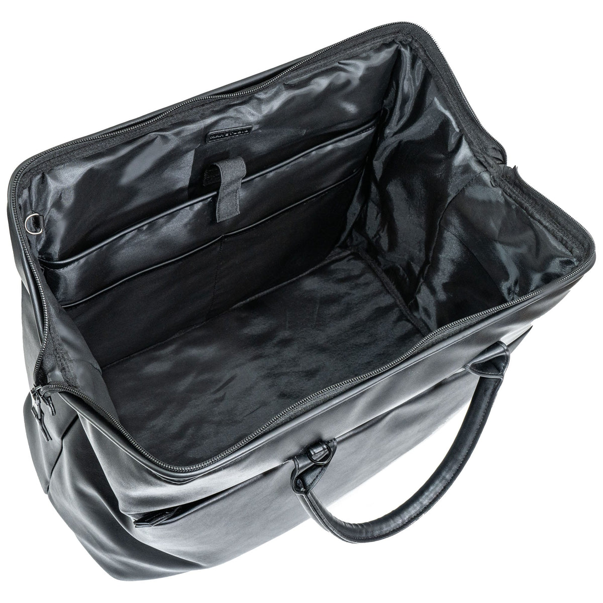 Max Studio 18 Inch Smooth Faux Vachetta PU Frame Weekender Duffle