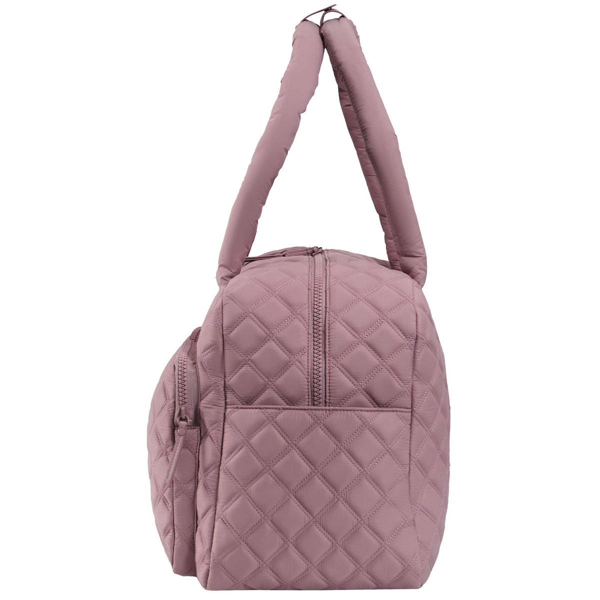 Joan & David Two Pocket Diamond Quilted 22 in. Duffel Bag
