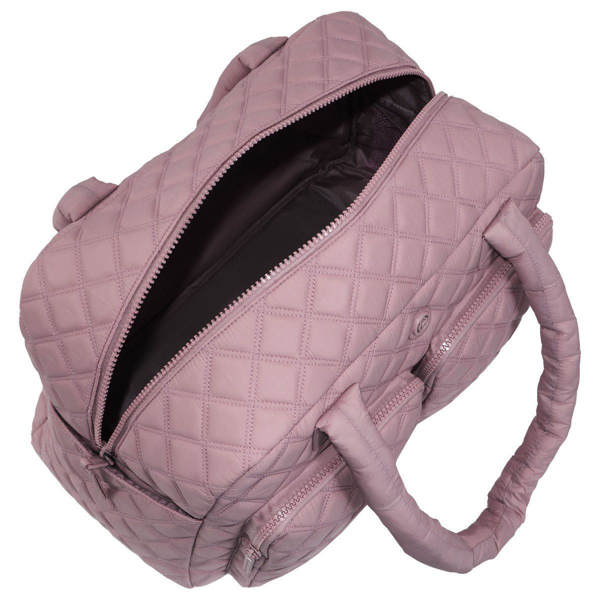 Joan & David Two Pocket Diamond Quilted 22 in. Duffel Bag