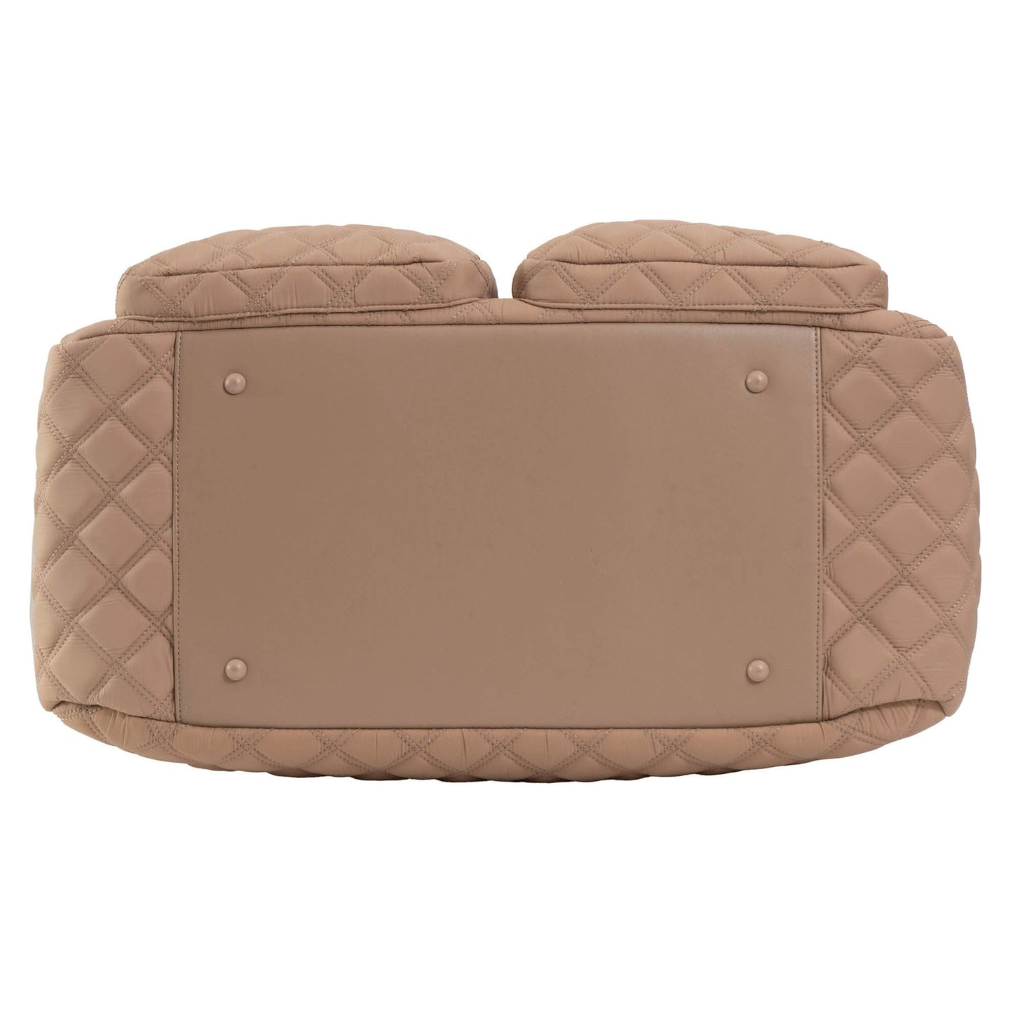 Joan & David Two Pocket Diamond Quilted 22 in. Duffel Bag