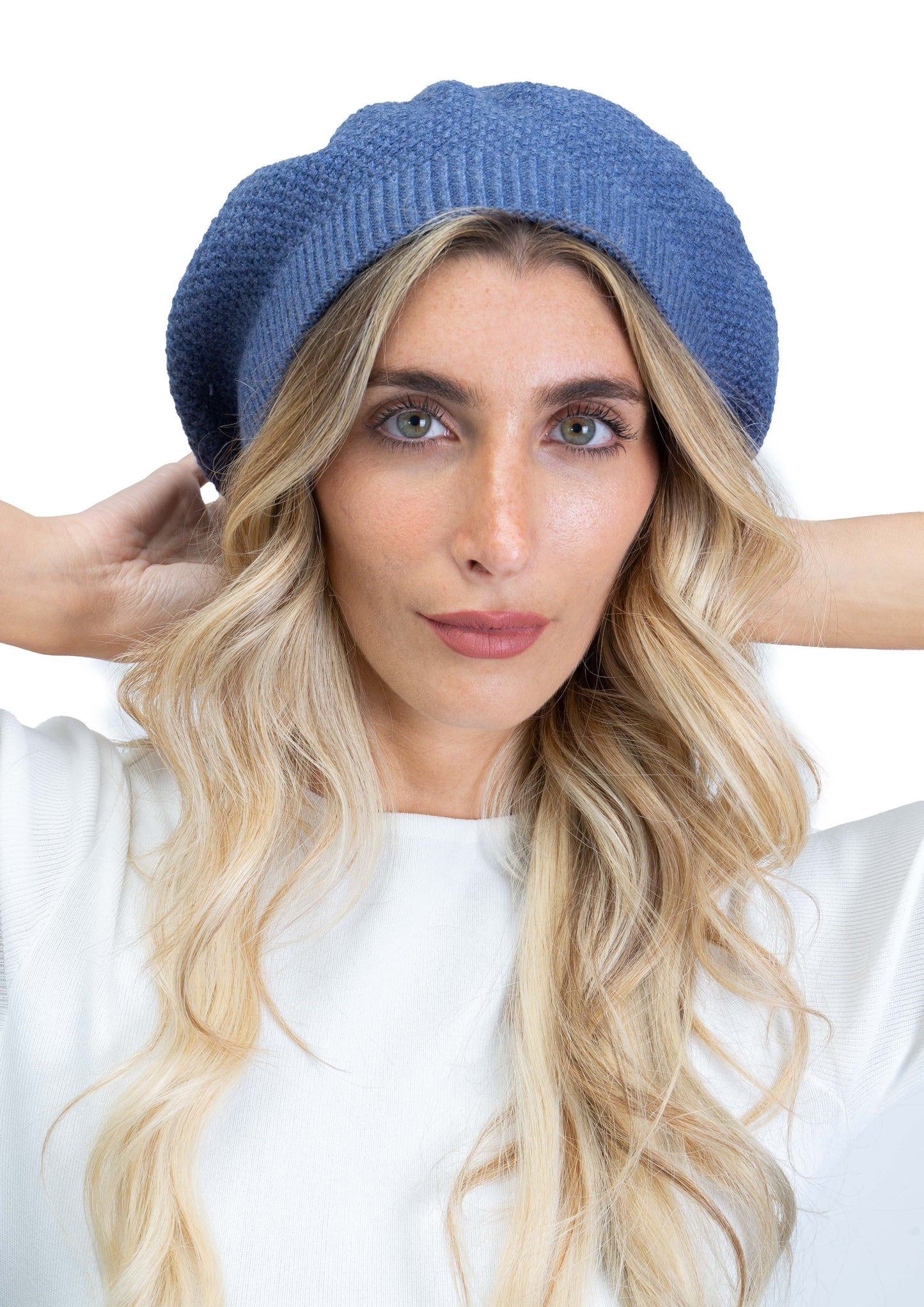 Jones New York Waffle Knit Beret